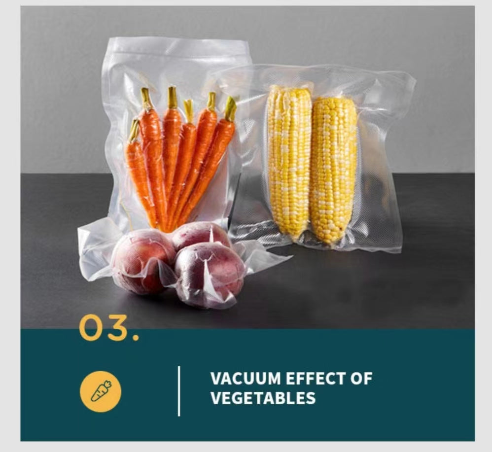 Vacuum Sealer Bags Roll Bag Precut Food Storage Saver Heat Seal Cryovac