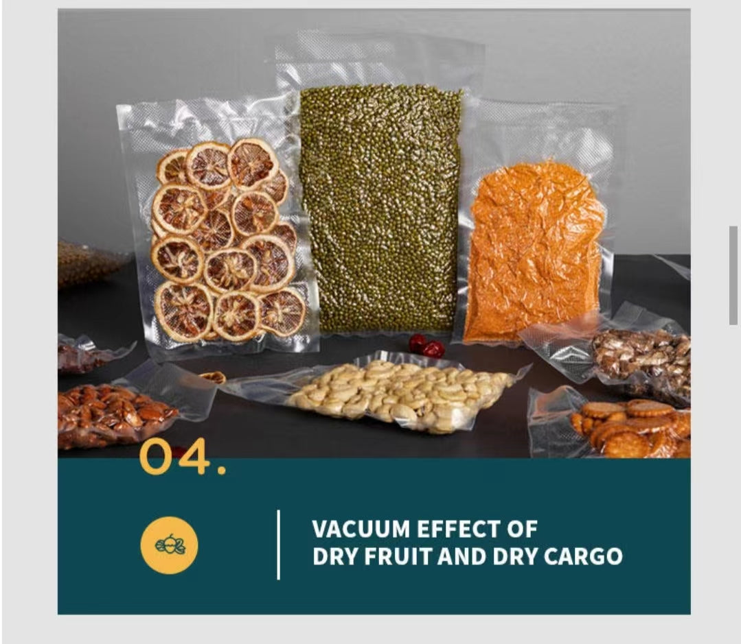 Vacuum Sealer Bags Roll Bag Precut Food Storage Saver Heat Seal Cryovac