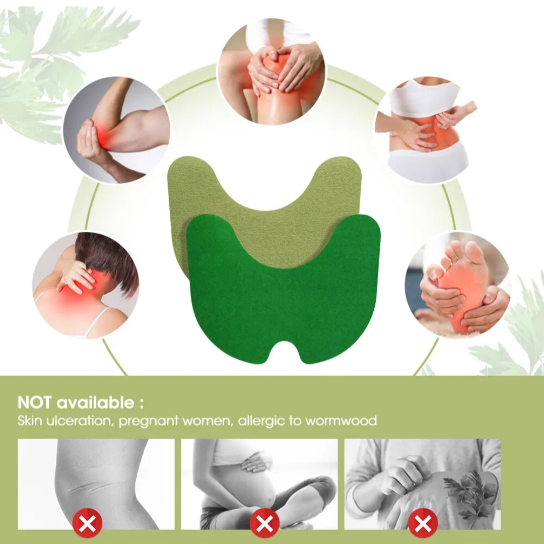 Warmwood Knee Plaster Sticker Wellnee Back Neck Pain Ache Relief Patch