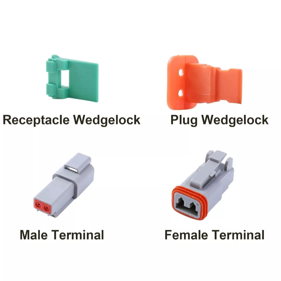 2 Way Automotive Electrical Plug Weatherproof