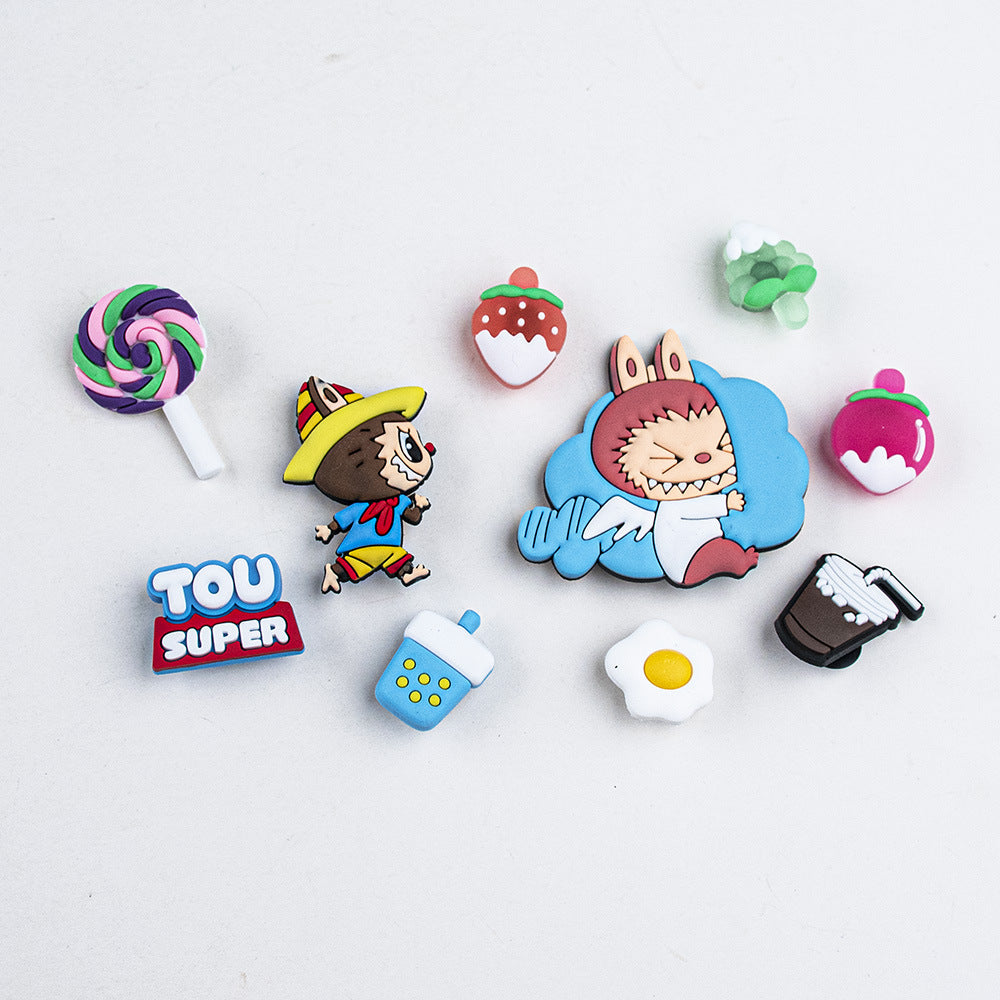 Labubu Shoe Charms for Crocs – Cute Monster Bunny Accessories | PVC Jibbitz Style