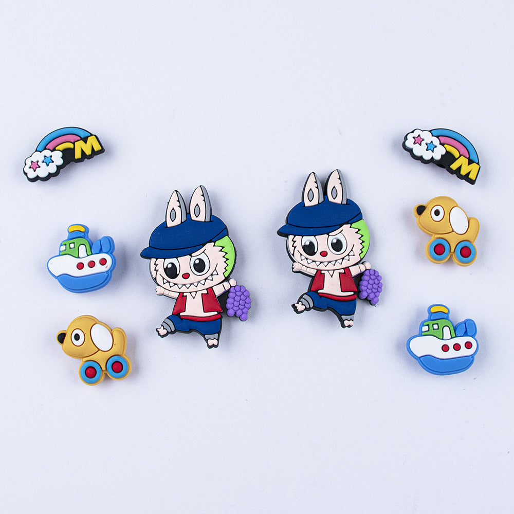 Labubu Shoe Charms for Crocs – Cute Monster Bunny Accessories | PVC Jibbitz Style