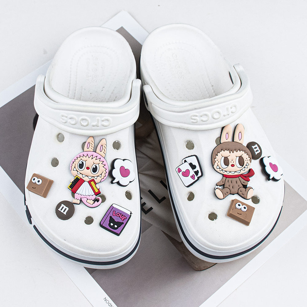 Labubu Shoe Charms for Crocs – Cute Monster Bunny Accessories | PVC Jibbitz Style