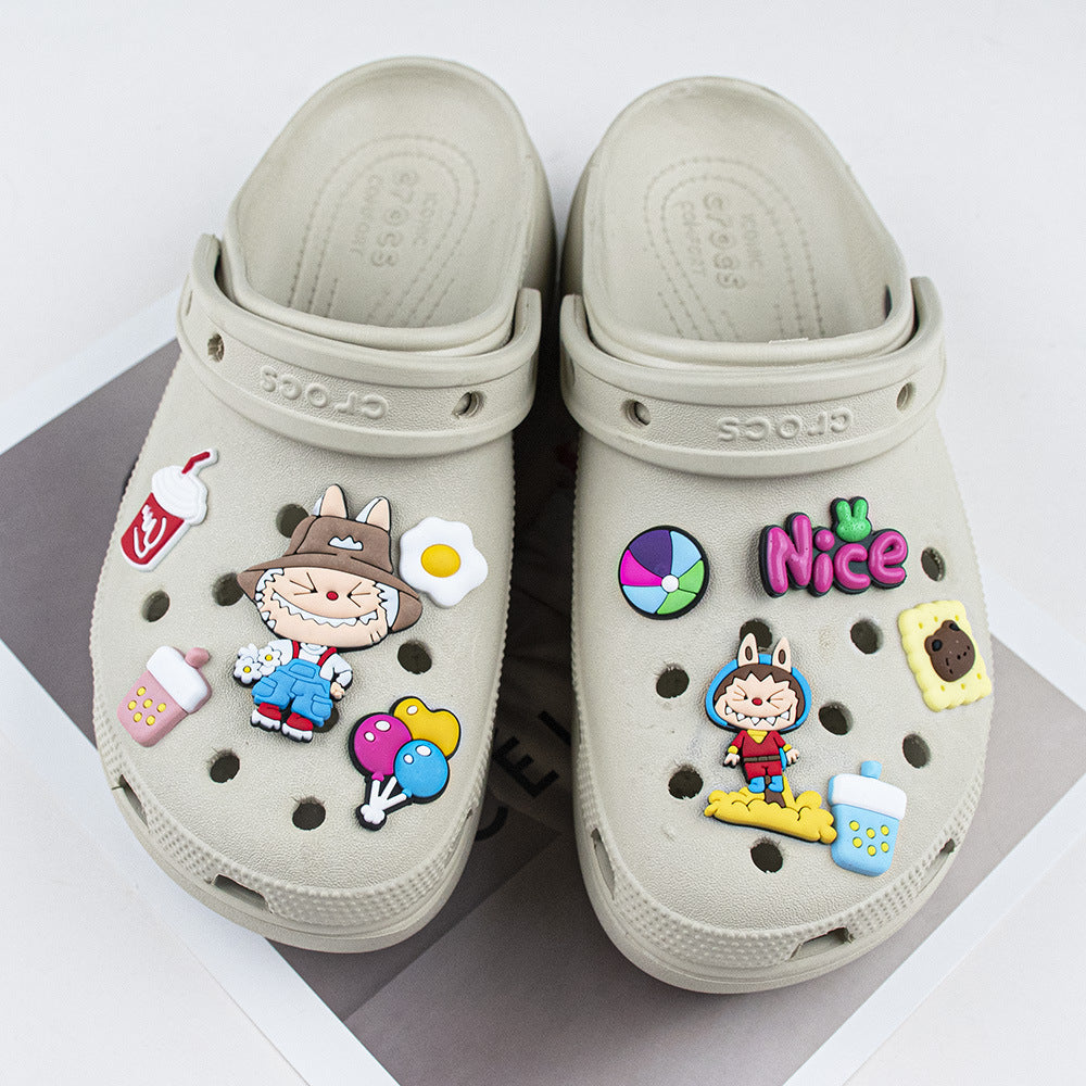 Labubu Shoe Charms for Crocs – Cute Monster Bunny Accessories | PVC Jibbitz Style