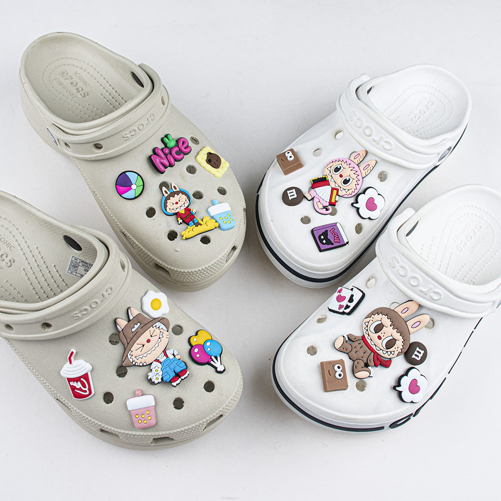 Labubu Shoe Charms for Crocs – Cute Monster Bunny Accessories | PVC Jibbitz Style