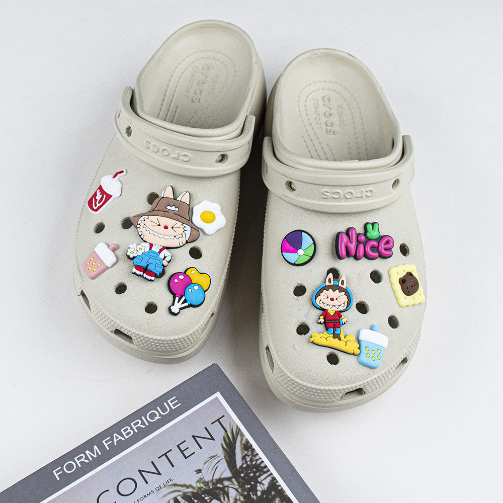 Labubu Shoe Charms for Crocs – Cute Monster Bunny Accessories | PVC Jibbitz Style