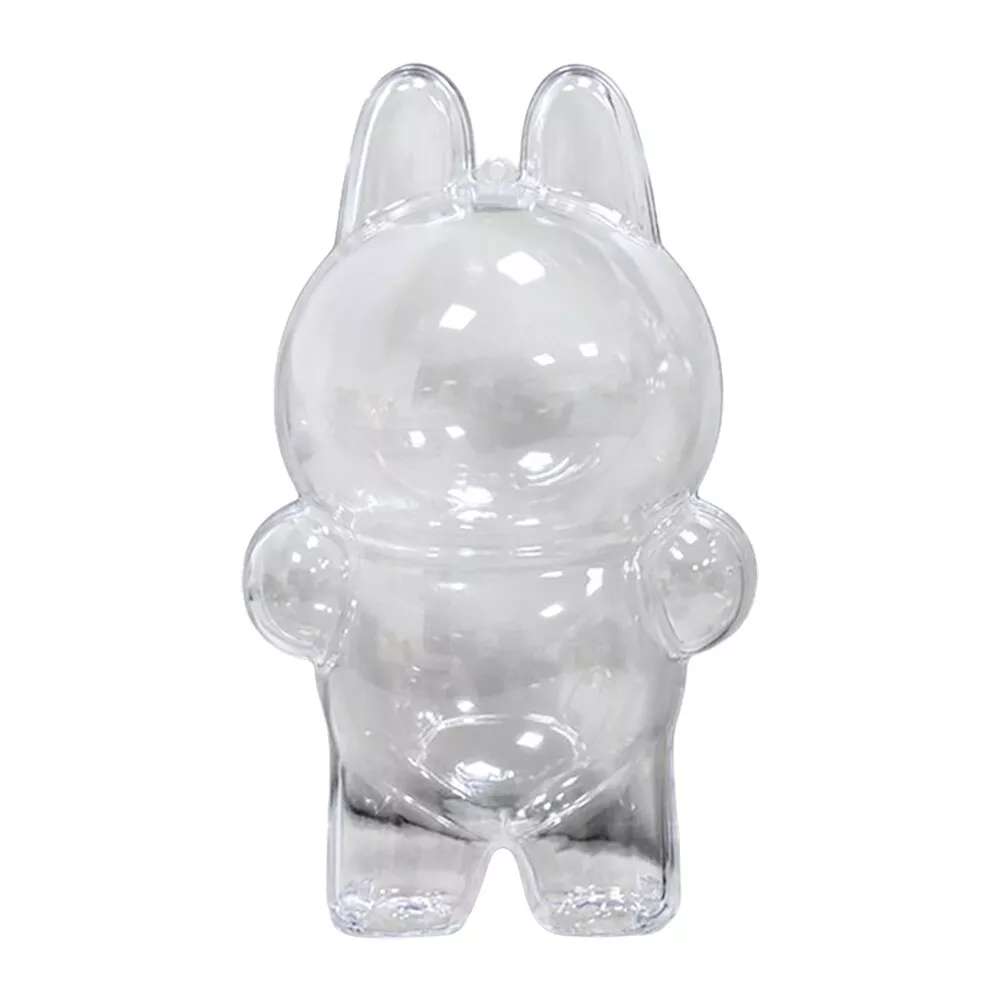 Transparent Protective Case for POP MART Labubu The Monsters Plush Doll Cover