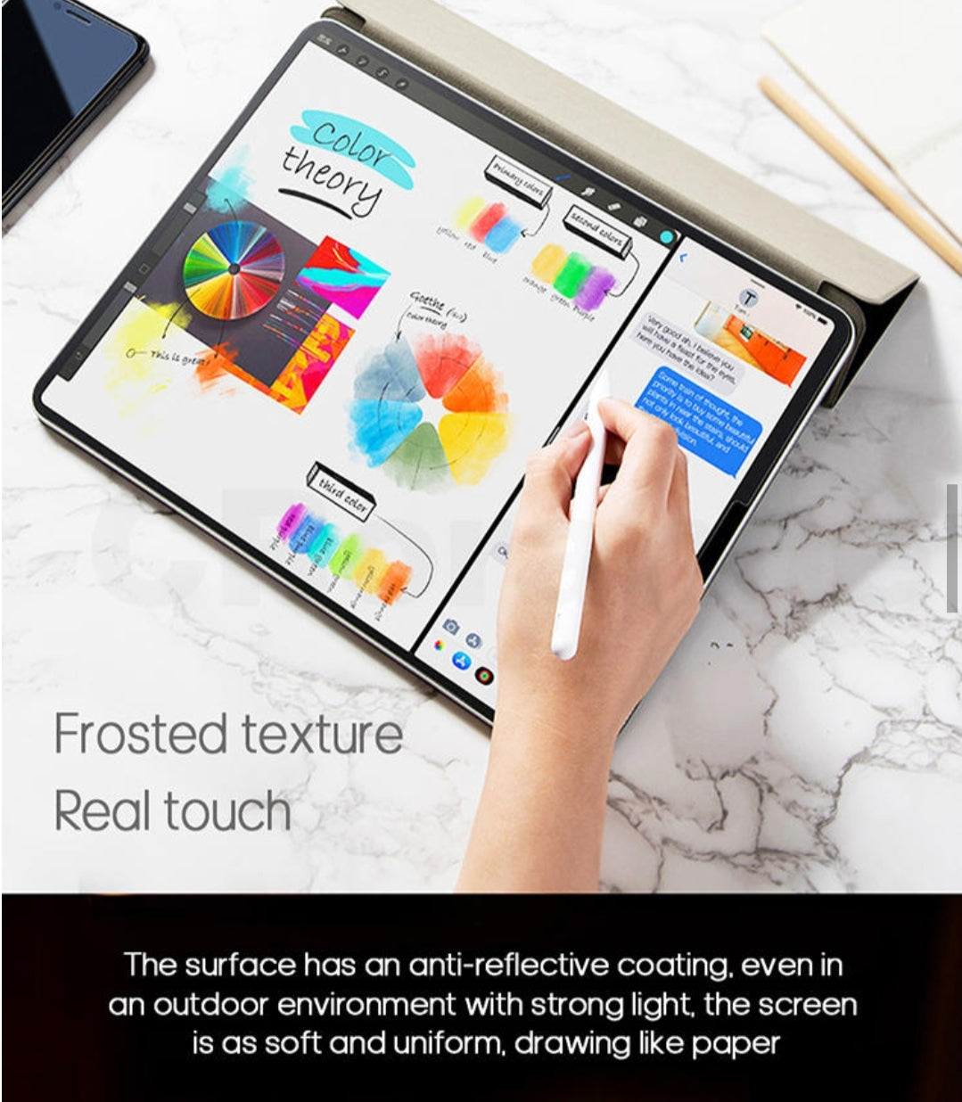 2-Pack Paperfeel Screen Protector for iPad Pro / Air / Mini / 10.2