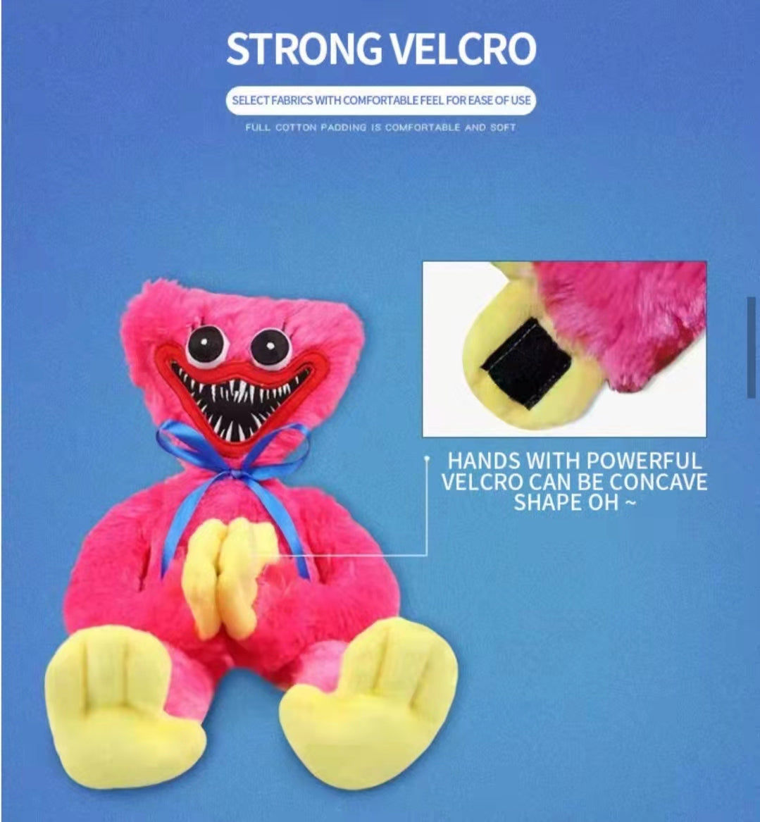 Huggy Wuggy Plush 40cm – Poppy Playtime Soft Toy for Kids & Fans | Blue Horror Doll