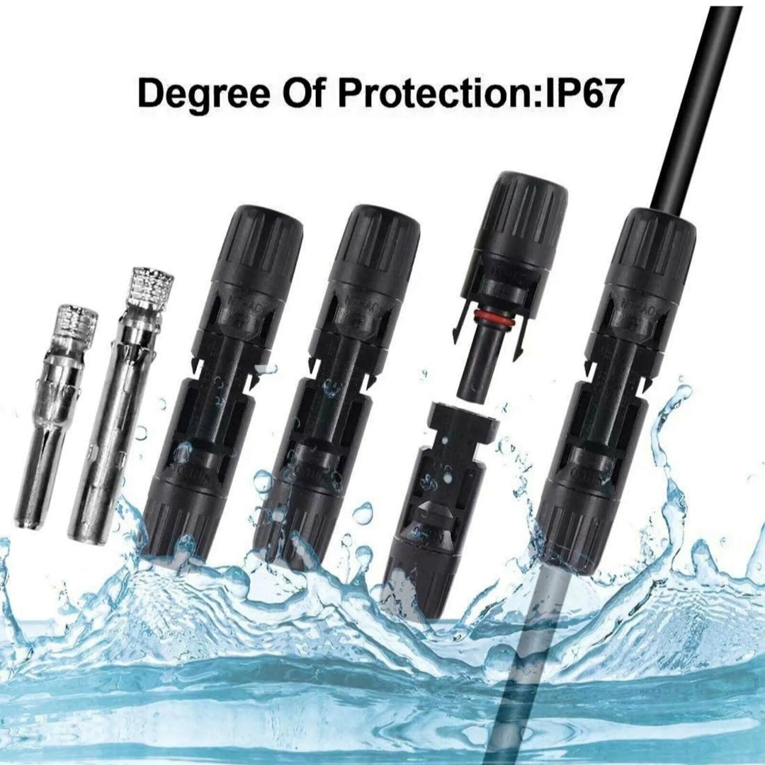 Connectors For IP67 MC4 Solar Panel 30A Plug Socket Male&Female Waterproof