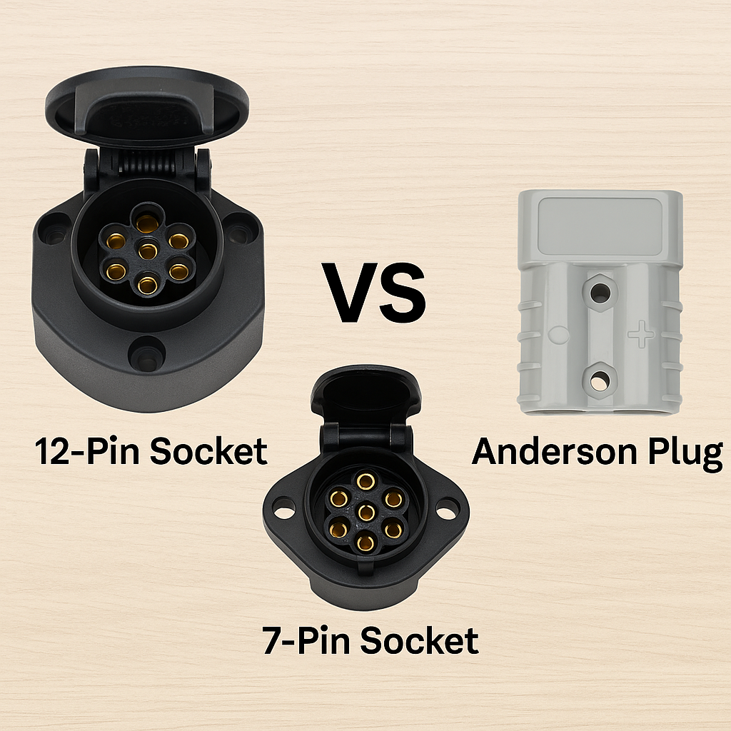 🔌 12-Pin vs 7-Pin Socket vs Anderson Plug: Which Is Best for Your Caravan or 4WD?