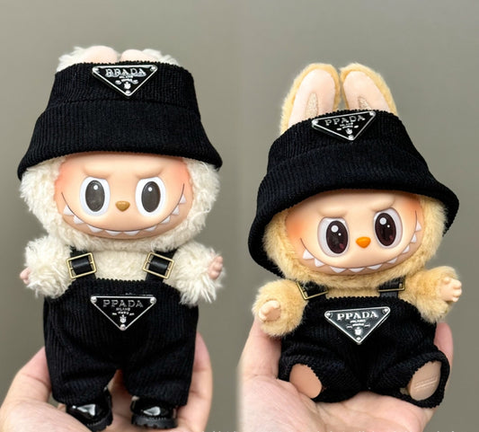 17cm Clothes For LABUBU The Monsters Plush Doll Keychain (LABUBU NOT INCLUDED) E