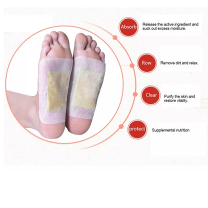 5 Natural Scents Detox foot patches Pads Stress Relief Sleep Improvement Nature Toxin Removal