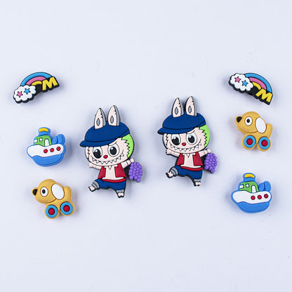 Labubu Shoe Charms for Crocs – Cute Monster Bunny Accessories | PVC Jibbitz Style