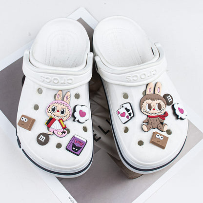 Labubu Shoe Charms for Crocs – Cute Monster Bunny Accessories | PVC Jibbitz Style