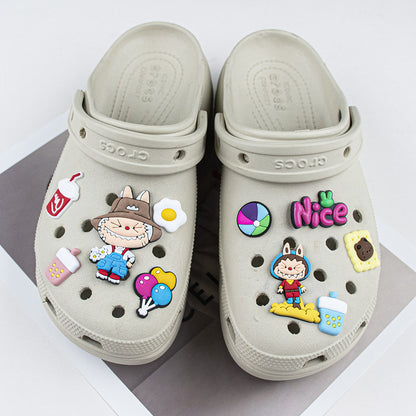 Labubu Shoe Charms for Crocs – Cute Monster Bunny Accessories | PVC Jibbitz Style