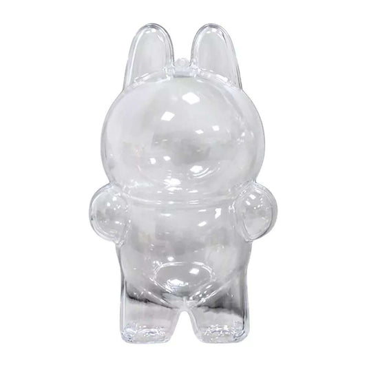 Transparent Protective Case for POP MART Labubu The Monsters Plush Doll Cover