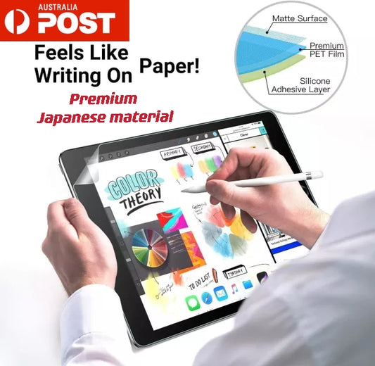 Matte screen protector for iPad writing Apple Pencil