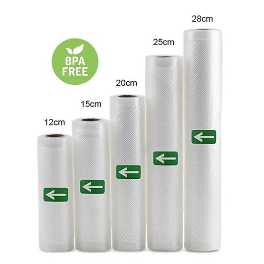 Vacuum Sealer Bags Roll Bag Precut Food Storage Saver Heat Seal Cryovac