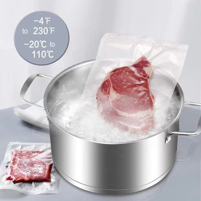 Vacuum Sealer Bags Roll Bag Precut Food Storage Saver Heat Seal Cryovac
