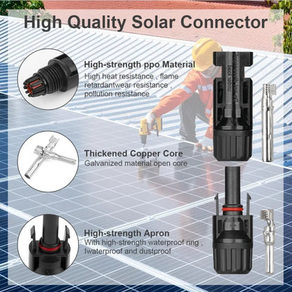 Connectors For IP67 MC4 Solar Panel 30A Plug Socket Male&Female Waterproof