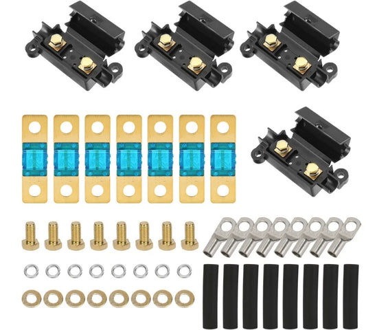 60A MIDI FUSE KIT 4 ANS Holder 7 x 60 AMP Fuses to Suit Redarc BCDC Dual Battery